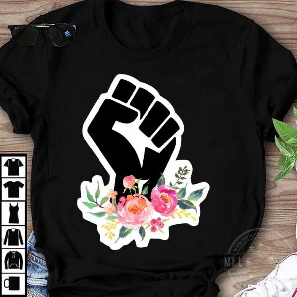 Official Black Flower Strong Black Lives Matter shirt