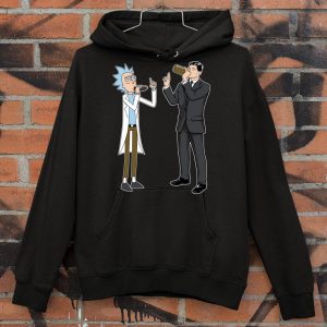 Hot Rick And Morty Archer Drink Wine shirt 3