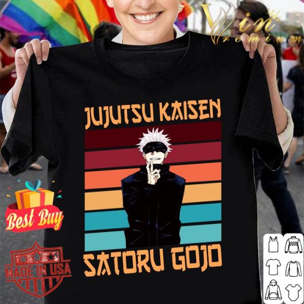 Official Satoru Gojo Jujutsu Kaisen Anime Manga shirt
