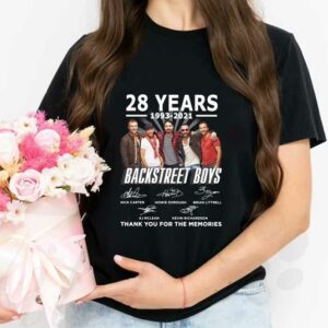 28 Years Backstreet Boys Shirt, 28 Years 1993 2021 Backstreet Boys Thank You For The Memories Signature shirt 2