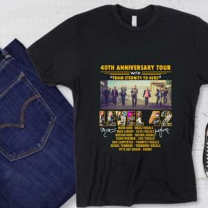 40th Tour Up To Level 42 Shirt, 40th Anniversary Tour With From Eternity To Here Level 42