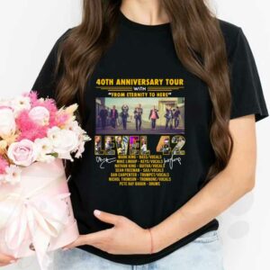 40th Tour Up To Level 42 Shirt, 40th Anniversary Tour With From Eternity To Here Level 42 2