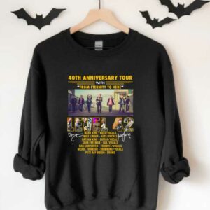 40th Tour Up To Level 42 Shirt, 40th Anniversary Tour With From Eternity To Here Level 42 3