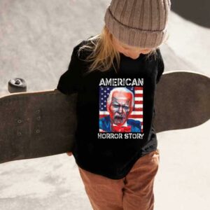American Horror Story Shirt, Joe Biden American Flag Horror Story Shirt, Joe Biden Horror Halloween Shirt