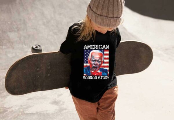 American Horror Story Shirt, Joe Biden American Flag Horror Story Shirt, Joe Biden Horror Halloween Shirt