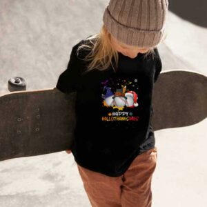 Baseball Witch Turkey Santa Hat Happy Hallothanksmas Shirt, Baseball Hallothanksmas Shrit