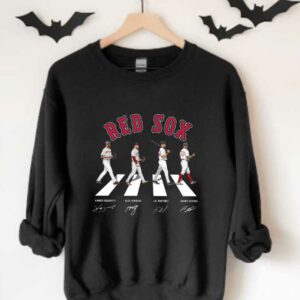 Boston Red Sox Walking Shirt, Boston Red Sox Abbey Road Signatures Shirt 3