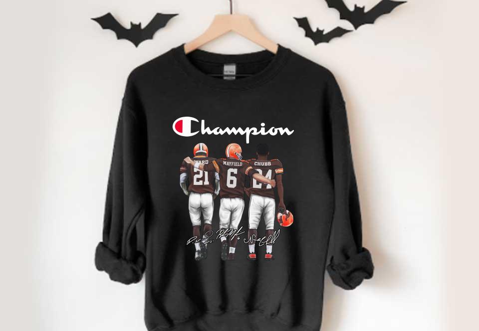 Champion Cleveland Browns Best Player Shirt, Logo Champion Cleveland Browns Mayfield Ward Chubb Signatures Shirt Champion Cleveland Browns Best Player Shirt Logo Champion Cleveland Browns Mayfield Ward Chubb Signatures Shirt 4 - Champion Cleveland Browns Best Player Shirt, Logo Champion Cleveland Browns Mayfield Ward Chubb Signatures Shirt