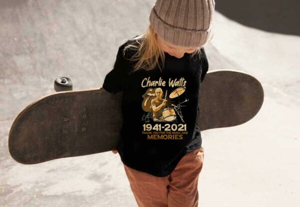 Charlie Watts 1941 2021 Thank You For The Music And Memories Signature Shirt, Charlie Watts Signature Shirt