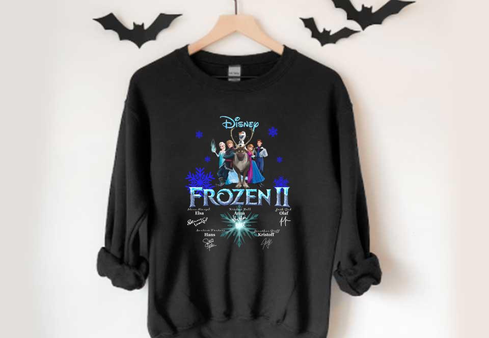Disney Frozen II Shirt, Disney Frozen II Characters Elsa Anna Olaf Hans Signatures Shirt Disney Frozen II Shirt Disney Frozen II Characters Elsa Anna Olaf Hans Signatures Shirt 4 - Disney Frozen II Shirt, Disney Frozen II Characters Elsa Anna Olaf Hans Signatures Shirt