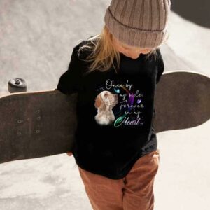 Dog Cocker Spaniel In My Hearth Shirt, Cocker Spaniel One By My Side Forever In My Hearth Shirt