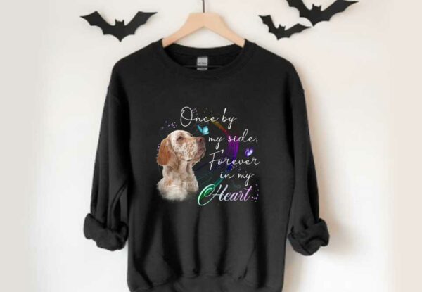 Dog Cocker Spaniel In My Hearth Shirt, Cocker Spaniel One By My Side Forever In My Hearth Shirt
