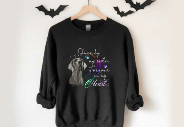 Dog Great Dane Spaniel In My Hearth Shirt, Great Dane One By My Side Forever In My Hearth Shirt