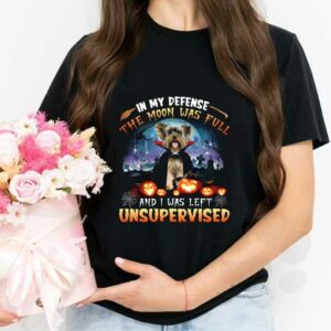 Dracula Shirt, Dracula Vampire Dog In My Defense The Moon Was Full And I Was Left Unsuowevised Shirt 2