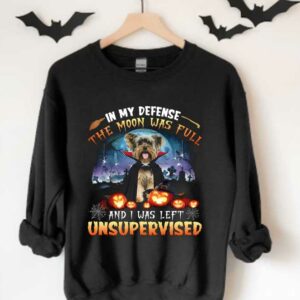 Dracula Shirt, Dracula Vampire Dog In My Defense The Moon Was Full And I Was Left Unsuowevised Shirt 3