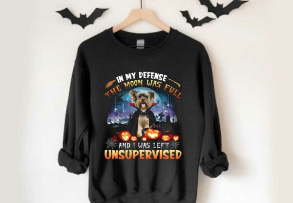 Dracula Shirt, Dracula Vampire Dog In My Defense The Moon Was Full And I Was Left Unsuowevised Shirt