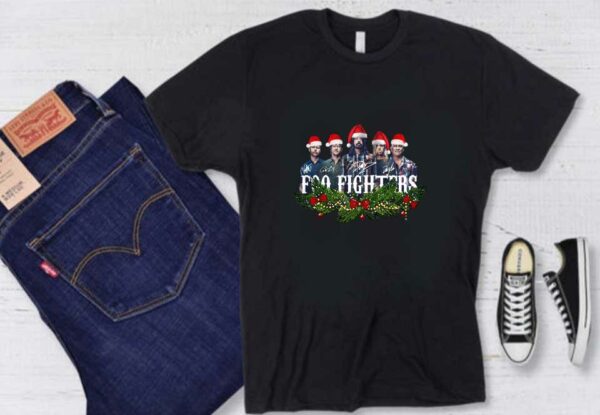 Foo Fighters Shirt, Foo Fighters Signatures Christmas Shirt, Foo Fighters Members Christmas Shirt