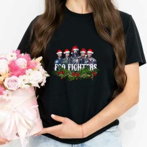Foo Fighters Shirt, Foo Fighters Signatures Christmas Shirt, Foo Fighters Members Christmas Shirt 2