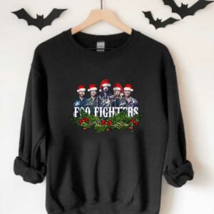 Foo Fighters Shirt, Foo Fighters Signatures Christmas Shirt, Foo Fighters Members Christmas Shirt 3