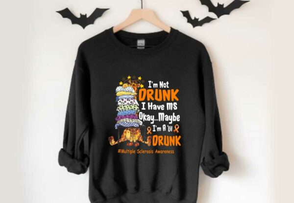 Giraffe I'm Not Drunk Shirt, Giraffe I'm Not Drunk I Have Ms Okay Maybe I'm A Lil Drunk Multiple Sclerosis Awareness Shirt