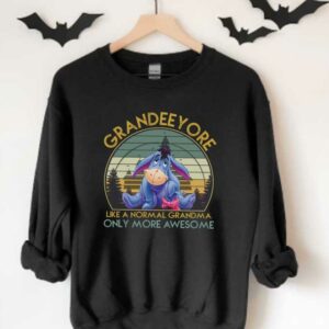 Grand Eeyore Halloween Shirt, Grand Eeyore Like A Normal Grandma Only More Awesome Happy Halloween Shirt 3