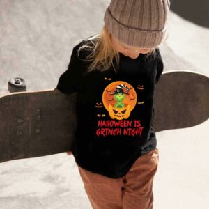 Grinch Witch Pumpkin Halloween Shirt, Pumpkin Halloween Is Grinch Night Shirt 1