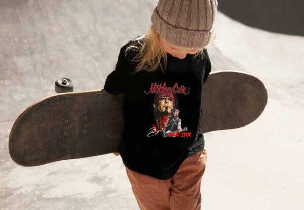 Guitarist Nikki Sixx Motley Crue Shirt, Motley Crue Band Nikki Sixx Signature Shirt, Motley Crue Band Shirt