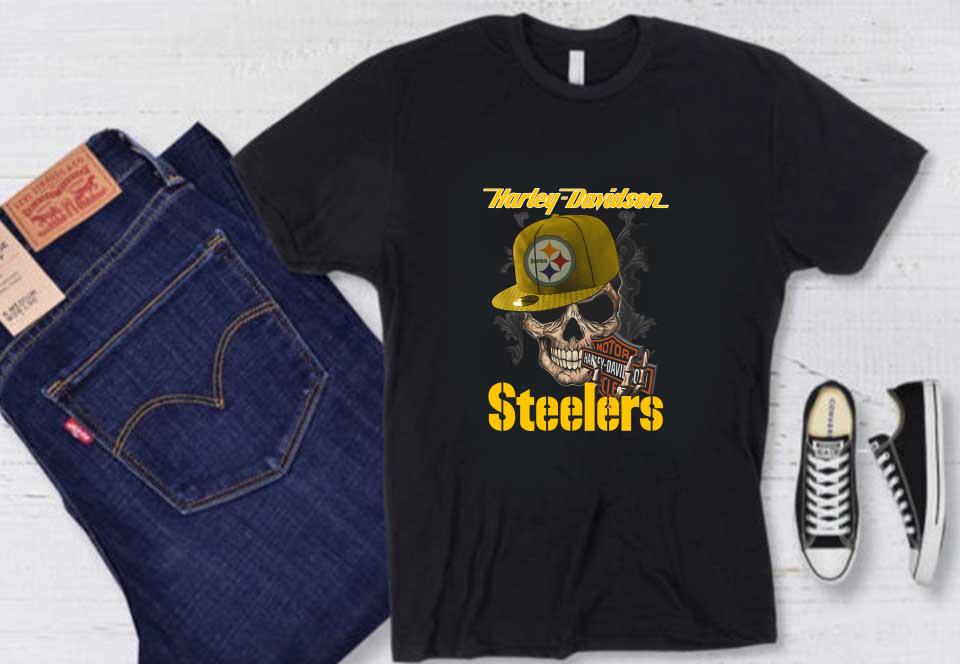 Harley Davidson Skull Steelers Logo Shirt, Skull Motor Harley Davidson Cycles Pittsburgh Steelers Logo Shirt Harley Davidson Skull Steelers Logo Shirt, Skull Motor Harley Davidson Cycles Pittsburgh Steelers Logo Shirt