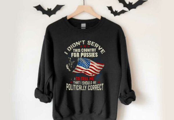 I Didn't Serve This Country For I Should Be Politically Correct Shirt, Politically Correct Flag Shirt