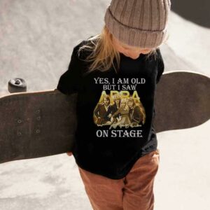 I Saw ABBA On Stage Red Shirt, 2021 Yes I Am Old But I Saw ABBA On Stage Signatures Shirt