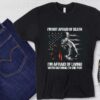 Brooms Witch And Jeeps In The Blue Forest Shirt, Brooms Are For Amateurs Blue Halloween Shirt