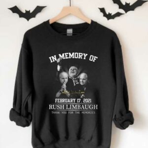 In Memory Of February 17 2021 Rush Limbaugh Thank You For The Memories Signature Shirt, In Memory Of Rush Limbaugh Shirt 3
