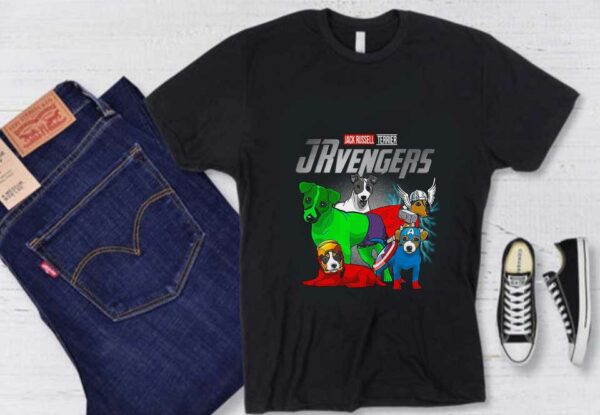 JRvengers Shirt, Jack Russell Terrier JRvengers Marvel Avengers Endgame Shirt, Jack Russell Marvel Shirt