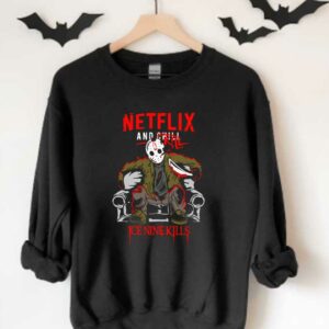 Jason Voorhees Ice Nine Kills Horror Shirt, Jason Voorhees Netflix And Chill Kill Ice Nine Kills Shirt 3
