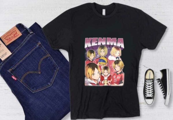 Kenma Kozume Manga Shirt, Kenma Kozume Shirt, Haikyuu Kenma Kozume Printed Graphic Tee Shirt