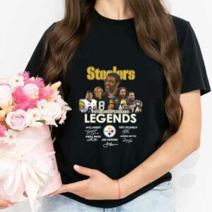 Legends Of Pittsburgh Steelers Signatures Shirt, Pittsburgh Steelers Legends Signatures Jack Lambert Troy Polamalu Shirt 2