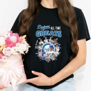 Los Angeles Dodgers All Time Greats Seattle Dodgers Signatures Shirt, Los Angeles Dodgers All Time Greats Logo Shirt 2