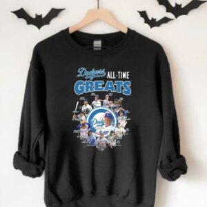 Los Angeles Dodgers All Time Greats Seattle Dodgers Signatures Shirt, Los Angeles Dodgers All Time Greats Logo Shirt 3