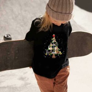 Marry Christmas Cocker Spaniel Tree Shirt, American Cocker Spaniel Christmas Tree Shirt 1