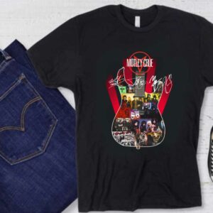 Memory Of Motley Crue In Guitars Signatures Shirt, Motley Crue Guitarist Signatures Shirt