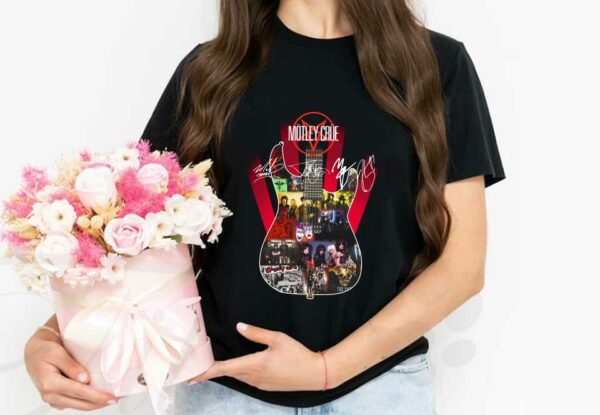 Memory Of Motley Crue In Guitars Signatures Shirt, Motley Crue Guitarist Signatures Shirt