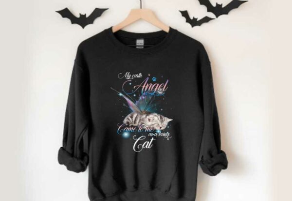 My Earth Angel Cat Shirt, My Earth Angel Came To Me As A Living As A Loving Cat Shirt