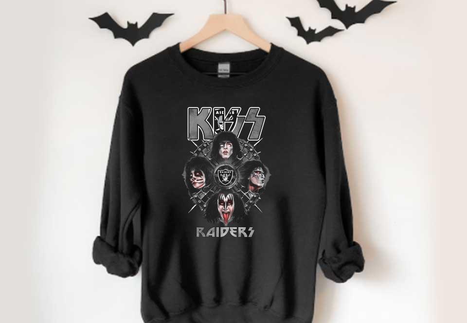 Raider Logo And Kiss Shirt, Kiss Band Raiders Oakland Raiders Shirt, Head Member Kiss Band And Raider Shirt Raider Logo And Kiss Shirt Kiss Band Raiders Oakland Raiders Shirt Head Member Kiss Band And Raider Shirt 4 - Raider Logo And Kiss Shirt, Kiss Band Raiders Oakland Raiders Shirt, Head Member Kiss Band And Raider Shirt