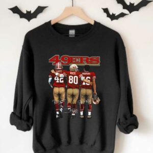 San Francisco Lott Rice Montana Signatures Shirt, San Francisco 49ers Sport Team Signatures Shirt 3