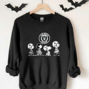 Snoopy Raiders Walking Shirt, The Peanut Character Charlie Brown And Snoopy Walking With Las Vegas Raiders Baseball Shirt 3