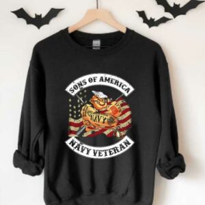 Son Of America Popeye Sailor Navy Veteran American Flag Shirt, Popeye Sailor Navy Veteran American Flag Shirt 3