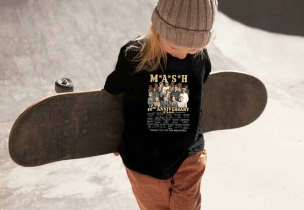 The Mash 50th Anniversary 1972 2022 Signatures Thank You For The Memories Shirt, Mash 50th Anniversary Shirt