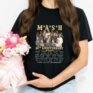 The Mash 50th Anniversary 1972 2022 Signatures Thank You For The Memories Shirt, Mash 50th Anniversary Shirt 2