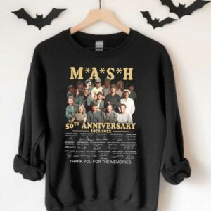 The Mash 50th Anniversary 1972 2022 Signatures Thank You For The Memories Shirt, Mash 50th Anniversary Shirt 3