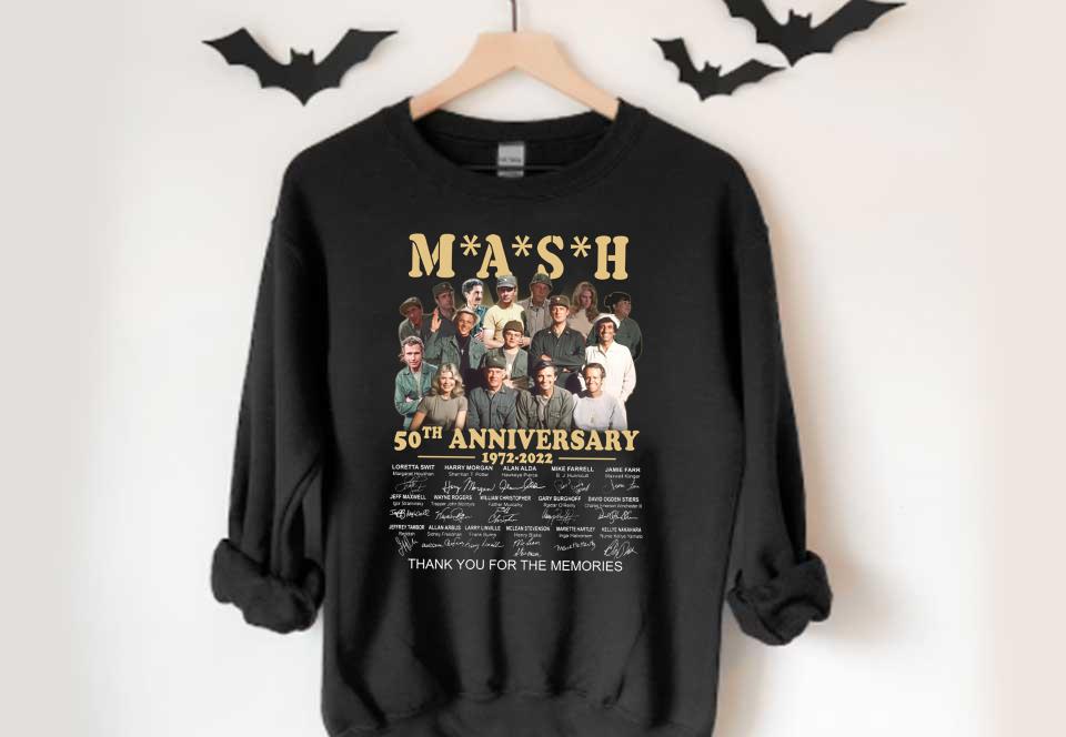 The Mash 50th Anniversary 1972 2022 Signatures Thank You For The Memories Shirt, Mash 50th Anniversary Shirt The Mash 50th Anniversary 1972 2022 Signatures Thank You For The Memories Shirt Mash 50th Anniversary Shirt 4 - The Mash 50th Anniversary 1972 2022 Signatures Thank You For The Memories Shirt, Mash 50th Anniversary Shirt